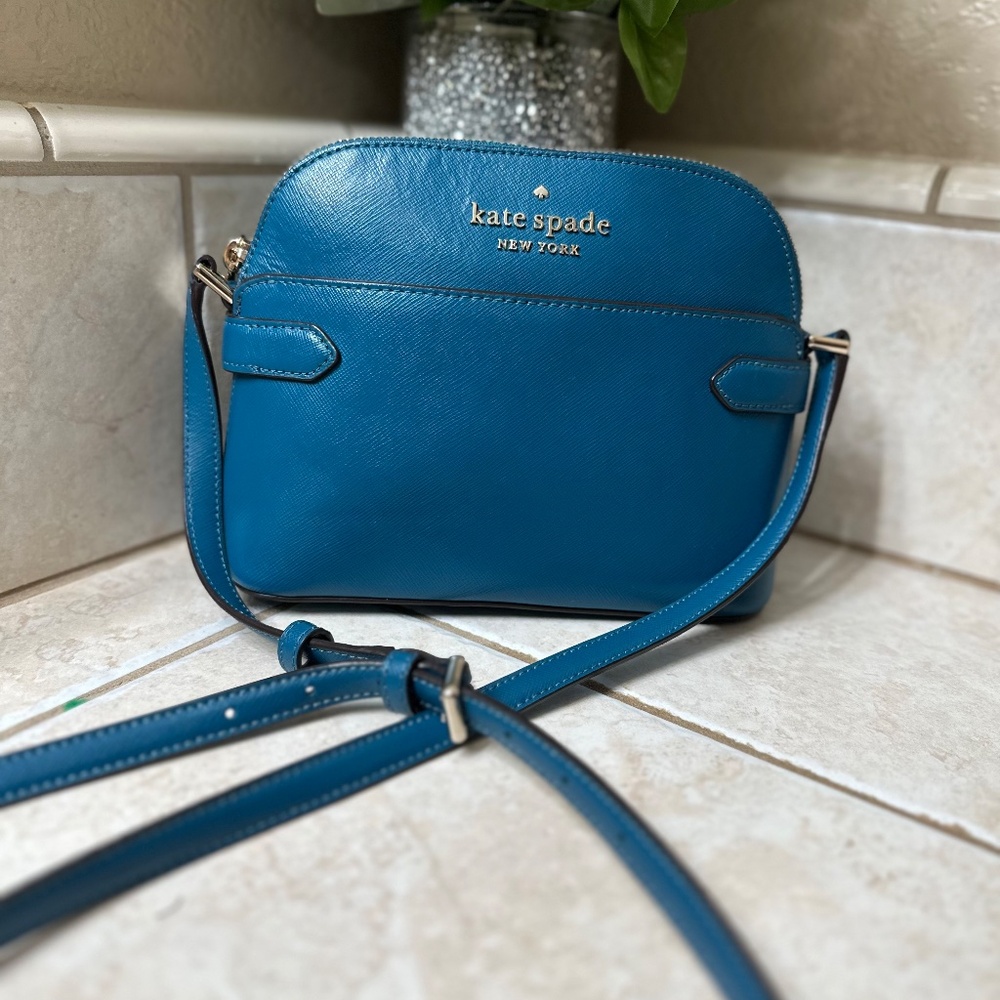 Kate Spade Staci Dark Turquoise Dome Crossbody